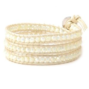 NEW: Victoria Emerson Pearls on Ivory Wrap Bracelet